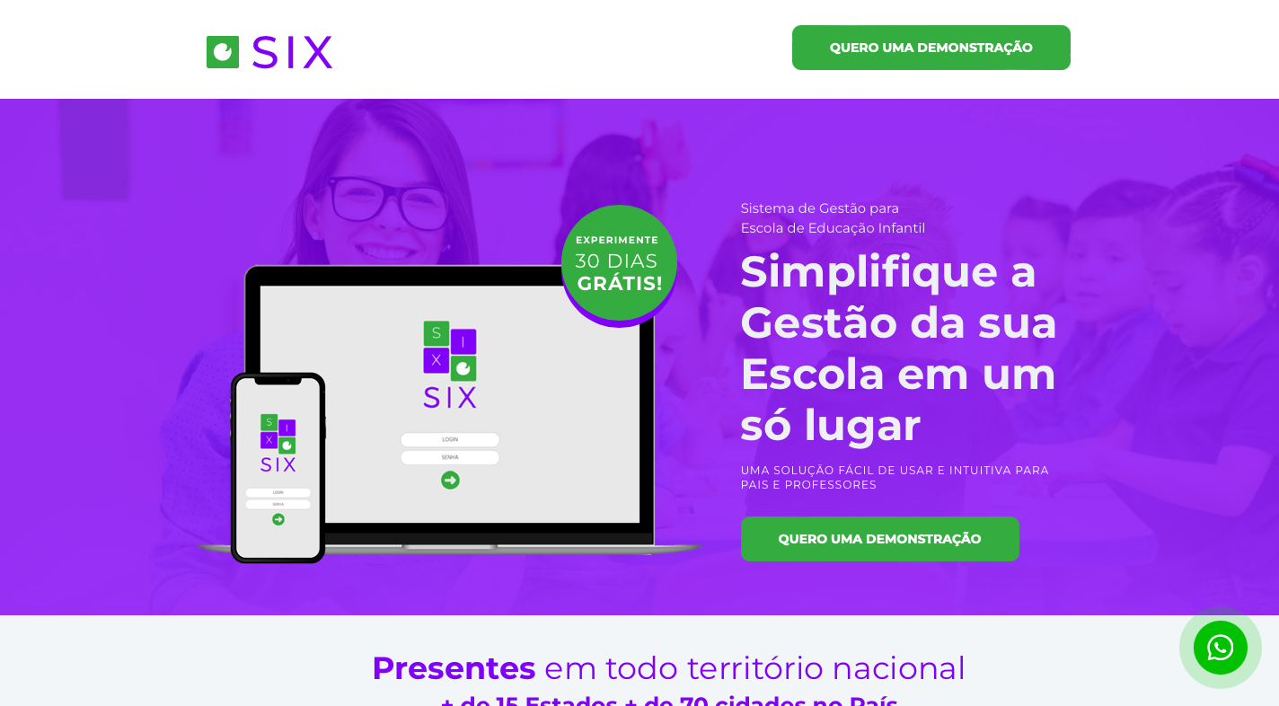 svg+xml;charset=utf em Marketing de Performance Digital Smart Data Landing Page Sistema Six