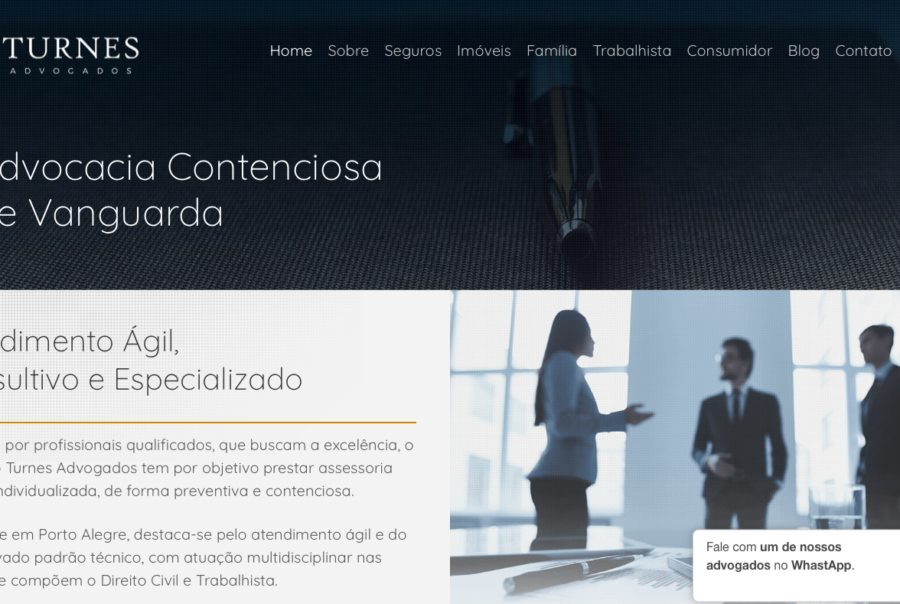 site turnes advogados home