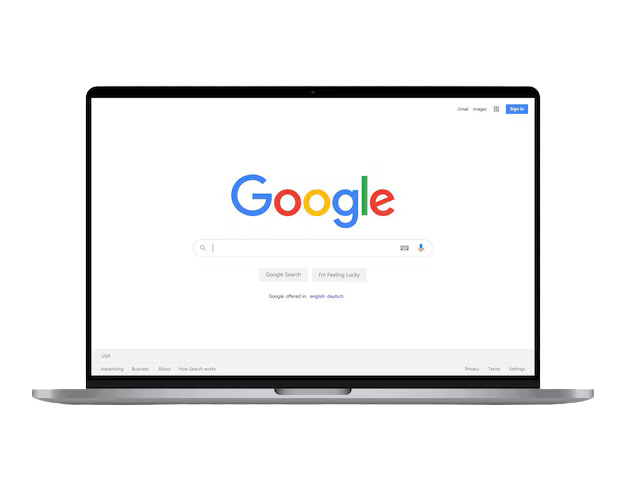 mockup google no Hello Mídia