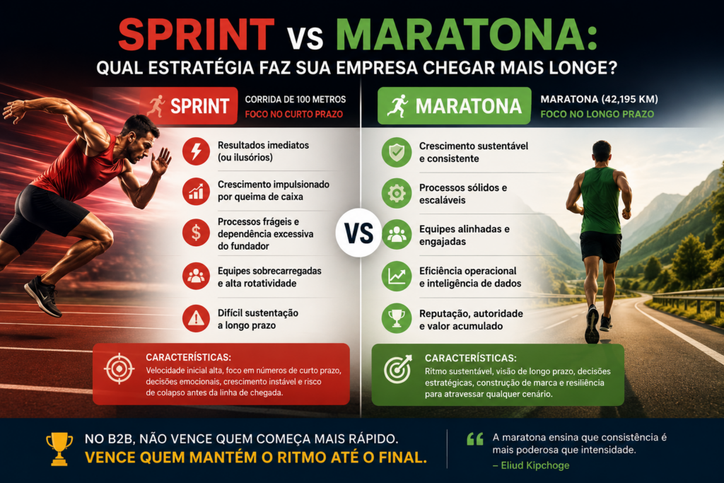 ChatGPT Image 9 de mai. de 2026 17 39 55 em Maratonas e Negócios B2B: Por Que Empresas Que Pensam Como Eliud Kipchoge Dominam o Mercado Maratona B2B vs Sprint